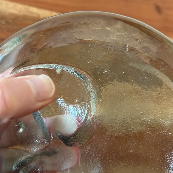 Vintage Blenko Joel Myers Heavy Clear Art Glass Single Elephant Bookend. - Picture 12 of 14